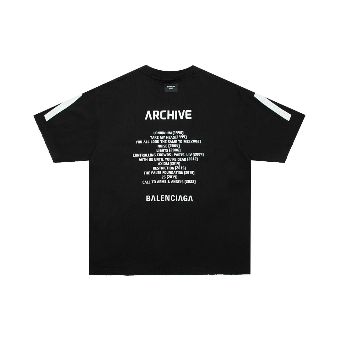 T-shirt oversized in light grey/red T-shirt oversized in light grey/red