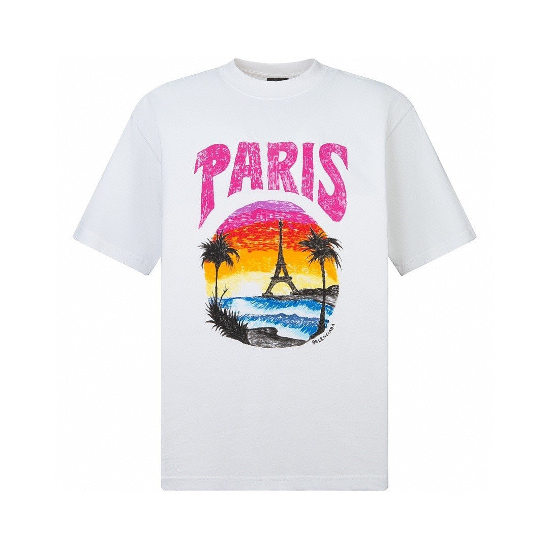 Paris Landscape Printed T-Shirt Paris Landscape Printed T-Shirt