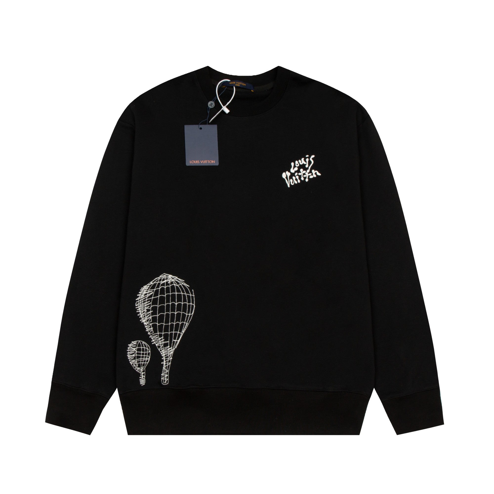 Hot Air Balloon Print Sweatshirt Hot Air Balloon Print Sweatshirt