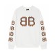 Vintage B Letter Print Sweatshirt Vintage B Letter Print Sweatshirt