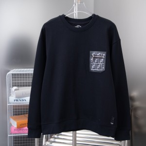 Zip Pocket At Chest Sweatshirt