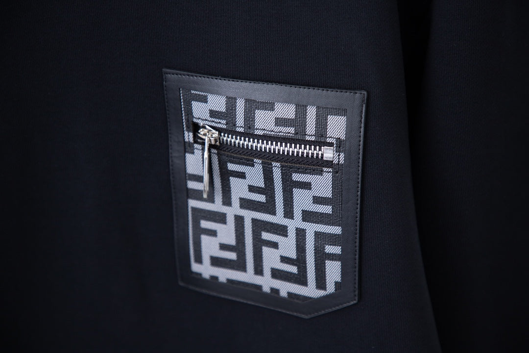 Zip Pocket At Chest Sweatshirt Zip Pocket At Chest Sweatshirt