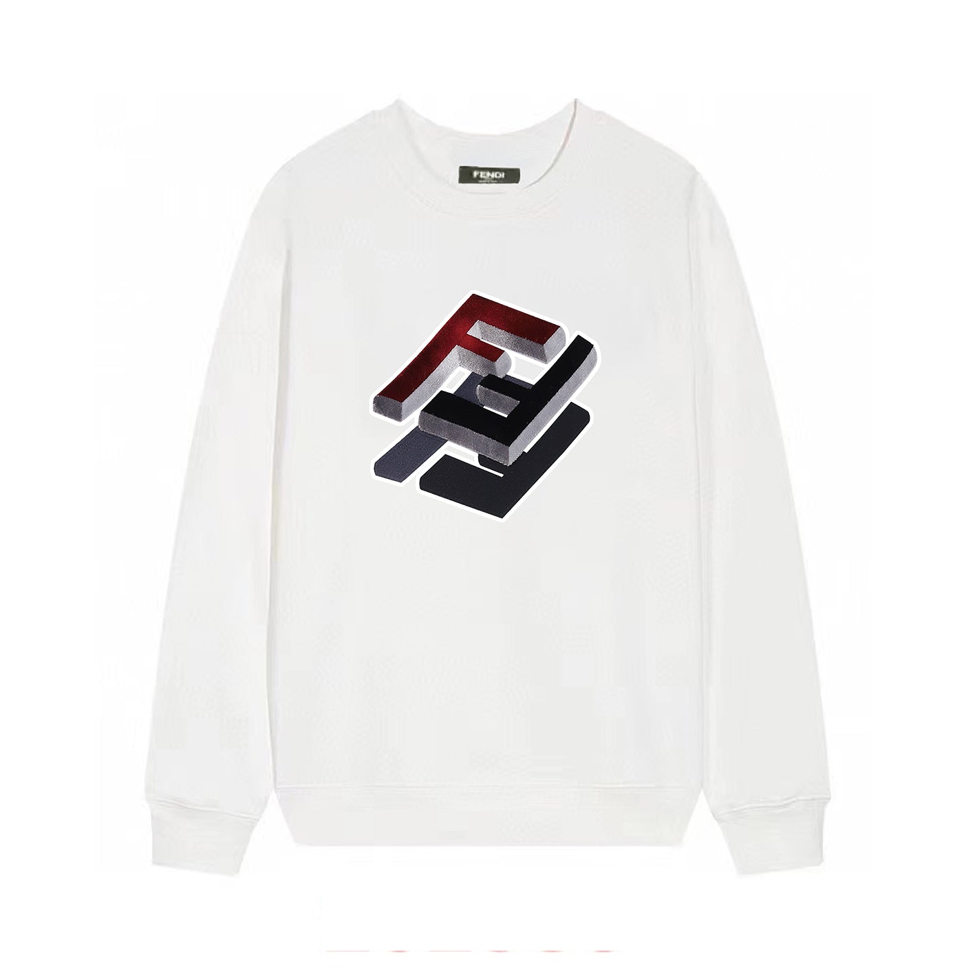 3D "FF" Print Sweatshirt 3D "FF" Print Sweatshirt