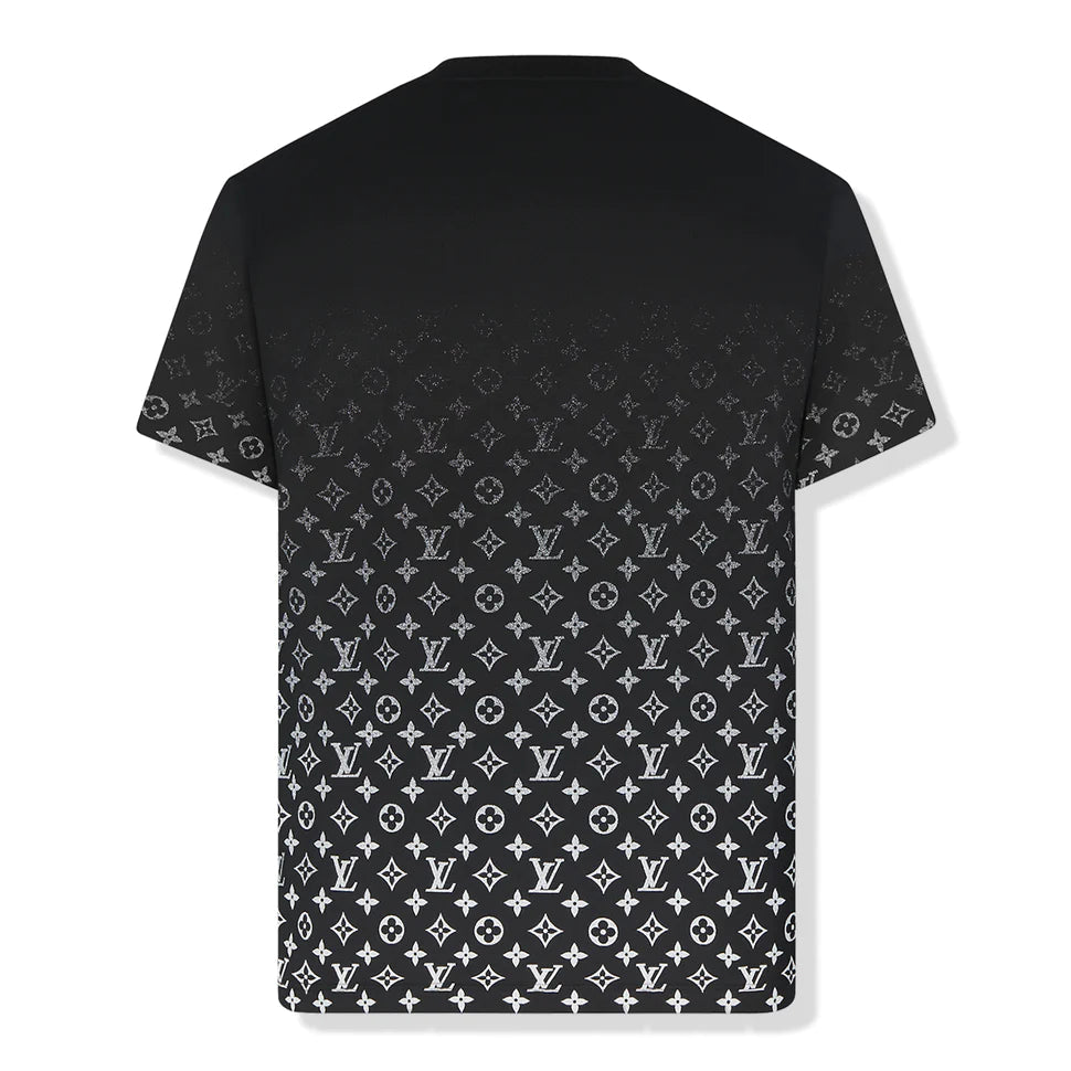 MONOGRAM GRADIENT BLACK WHITE T SHIRT MONOGRAM GRADIENT BLACK WHITE T SHIRT