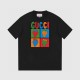 Four Grids Strawberry Print T-Shirt Four Grids Strawberry Print T-Shirt