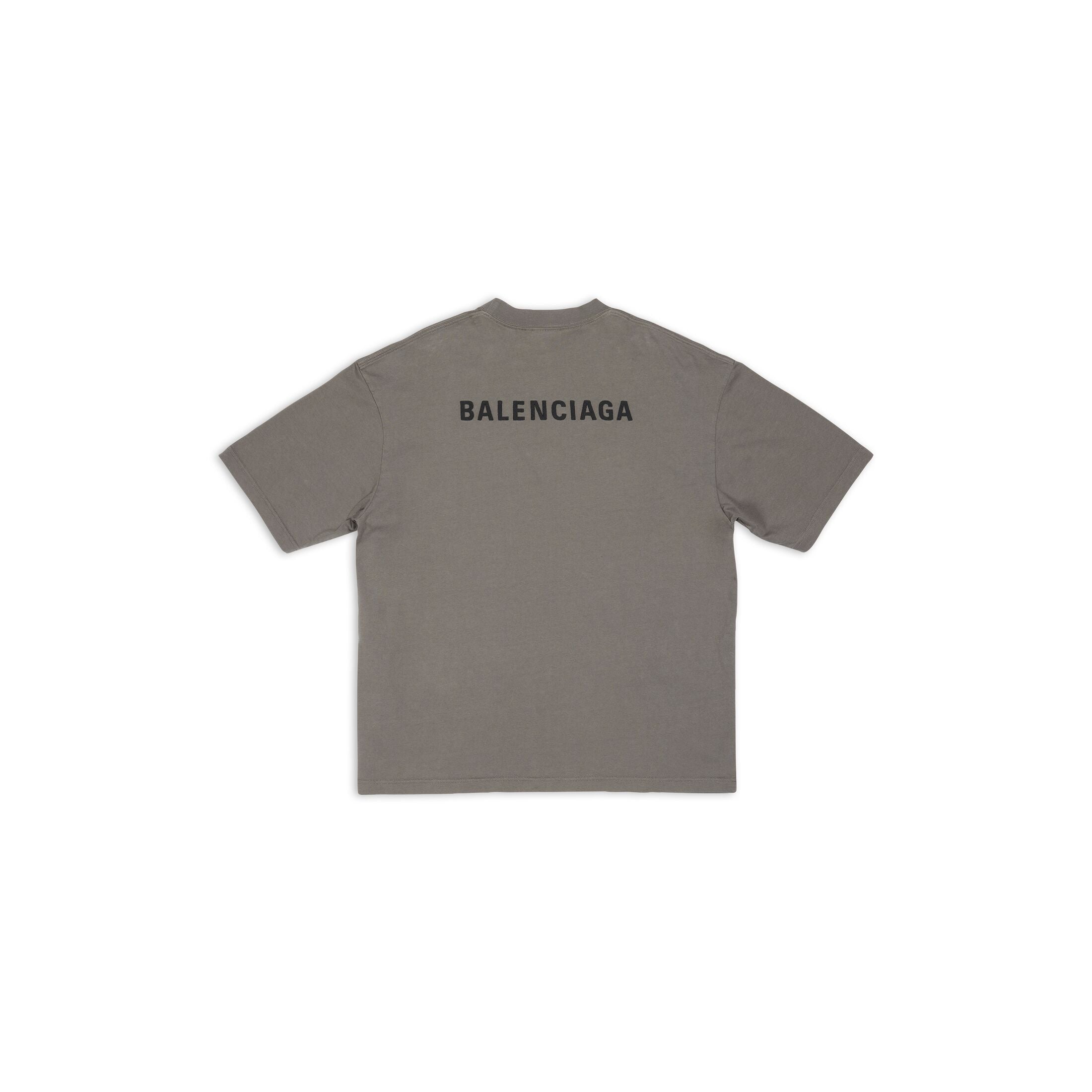 MEN'S BACK T-SHIRT MEDIUM FIT IN GREY MEN'S BACK T-SHIRT MEDIUM FIT IN GREY