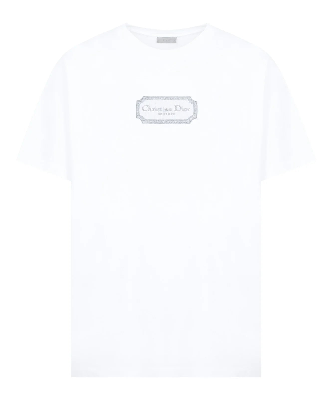 Rectangular Brand Print Crewneck T-Shirt Rectangular Brand Print Crewneck T-Shirt