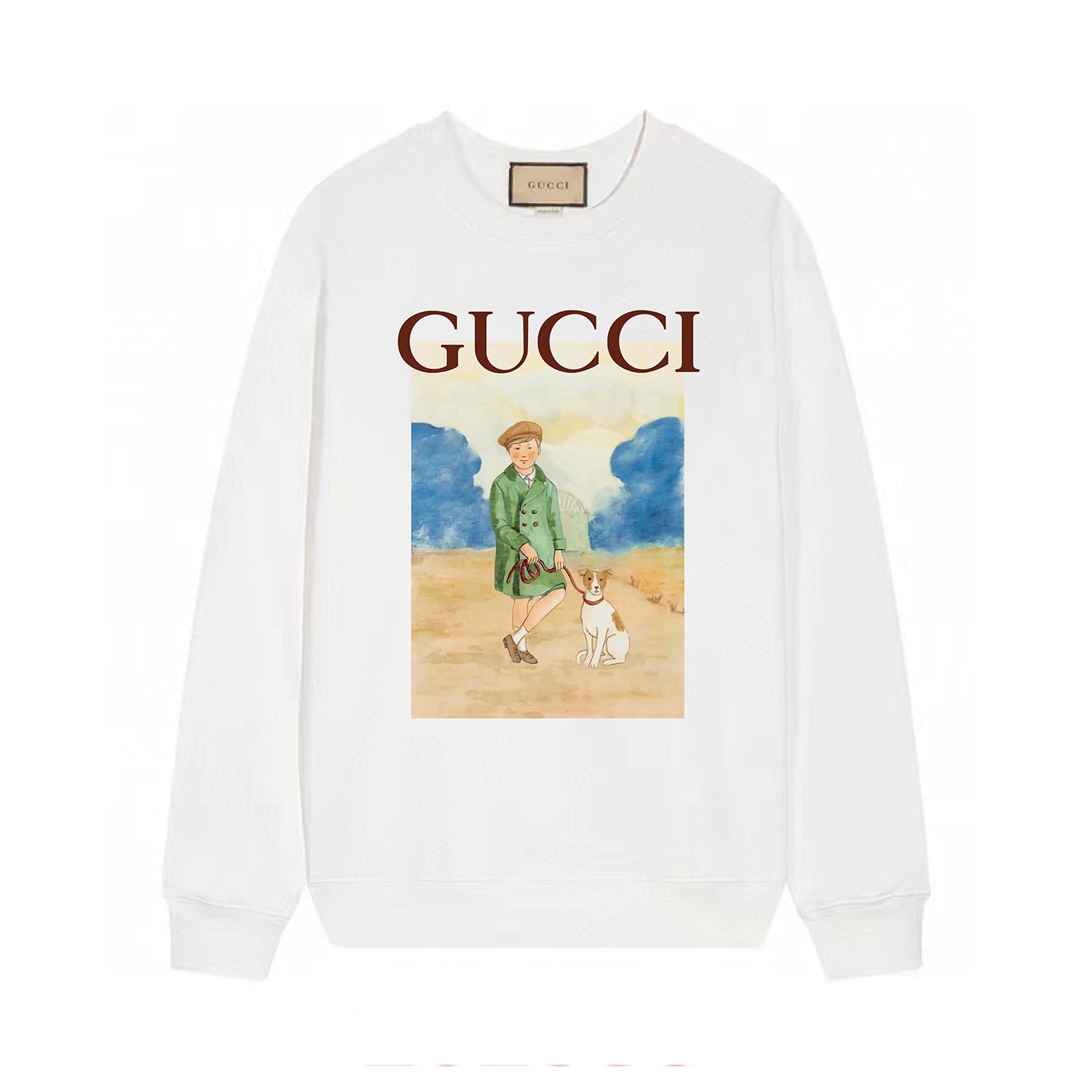Children And Dogs Printed Sweatshirt Children And Dogs Printed Sweatshirt