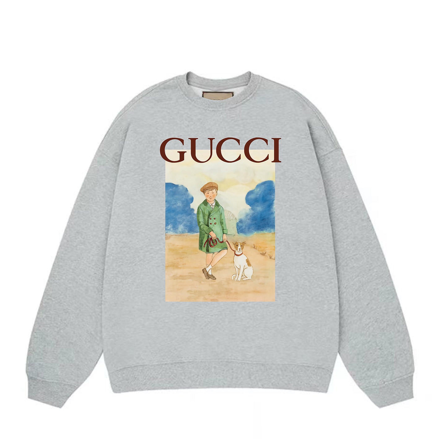 Children And Dogs Printed Sweatshirt Children And Dogs Printed Sweatshirt