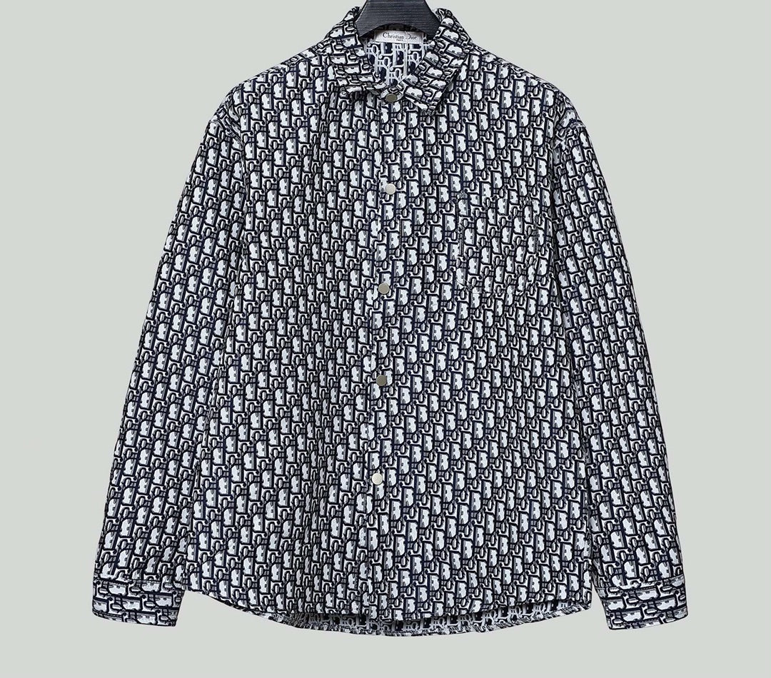 Men's Button Up Overshirt Jacket Oblique Cotton Men's Button Up Overshirt Jacket Oblique Cotton