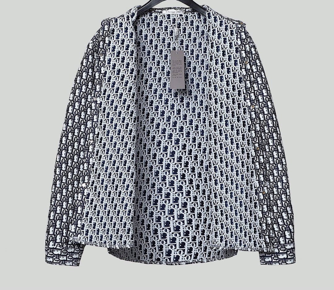 Men's Button Up Overshirt Jacket Oblique Cotton Men's Button Up Overshirt Jacket Oblique Cotton