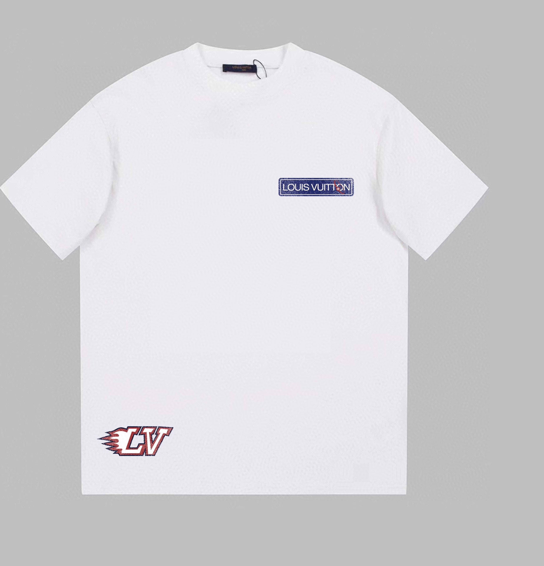 Solid Color Printed T-Shirt Solid Color Printed T-Shirt