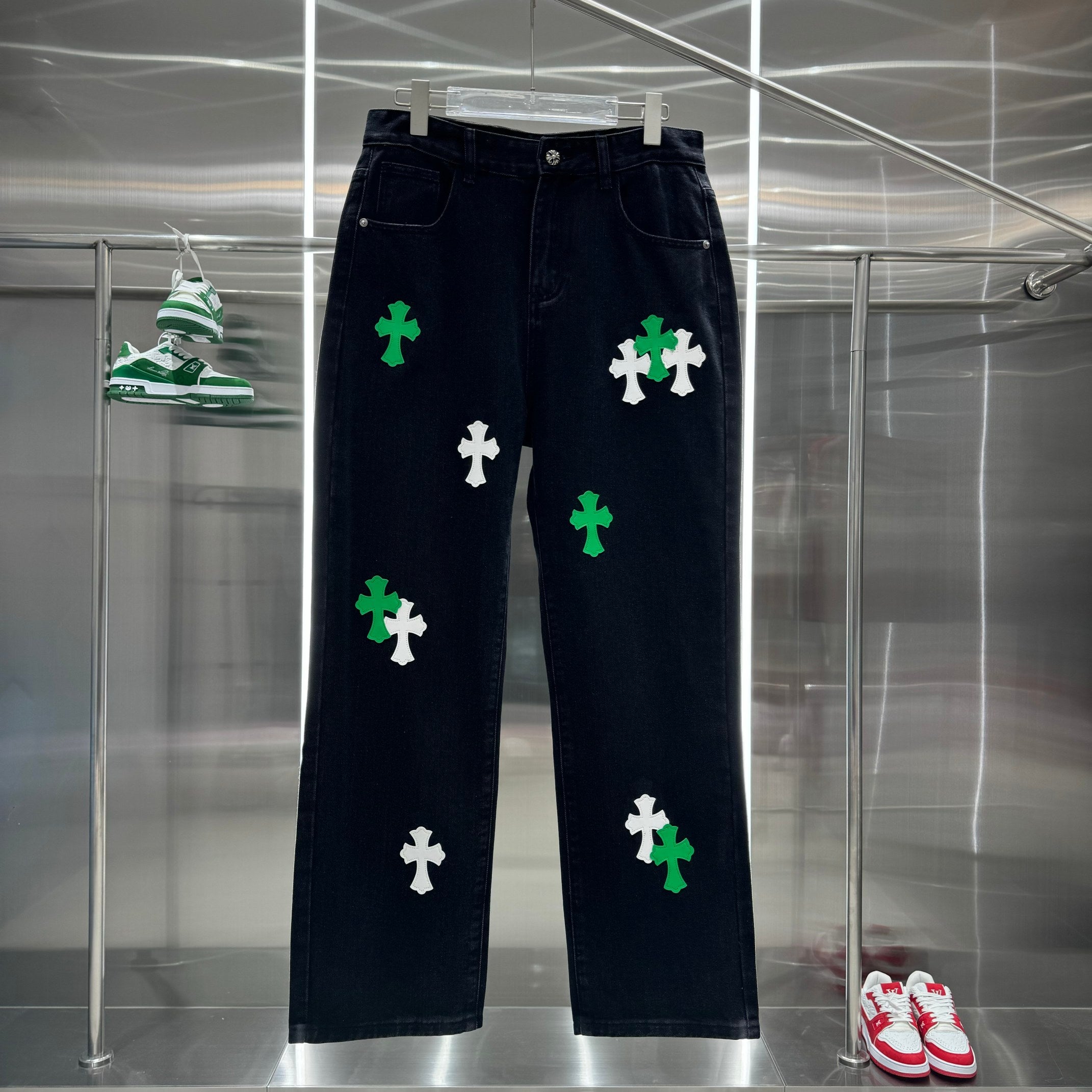 0617 New cargo style printed jeans 0617 New cargo style printed jeans
