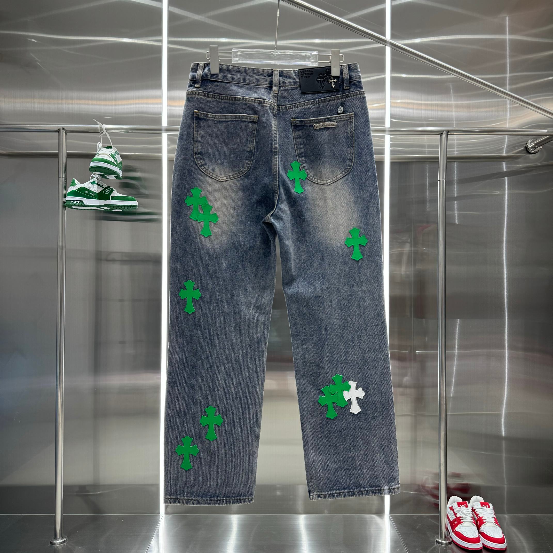 0617 New cargo style printed jeans 0617 New cargo style printed jeans