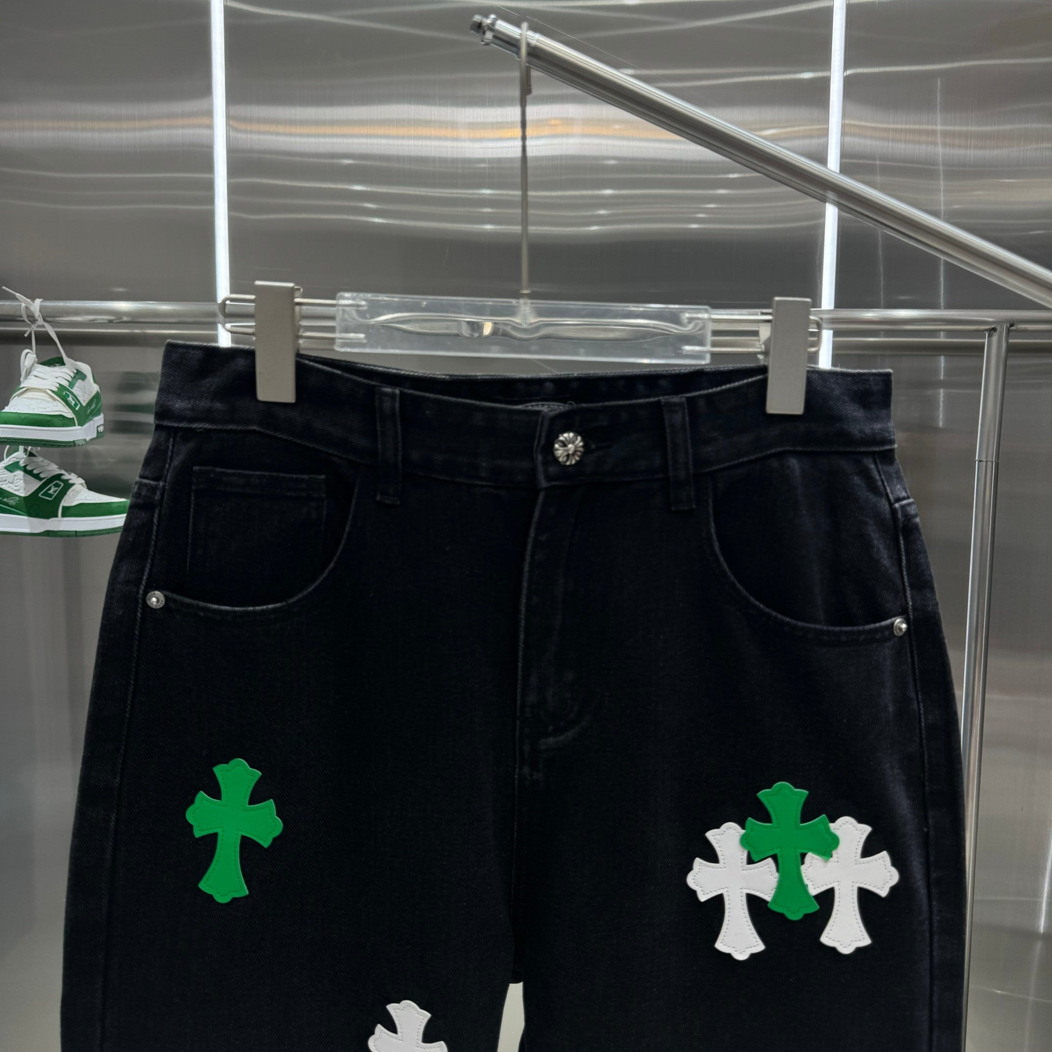 0617 New cargo style printed jeans 0617 New cargo style printed jeans