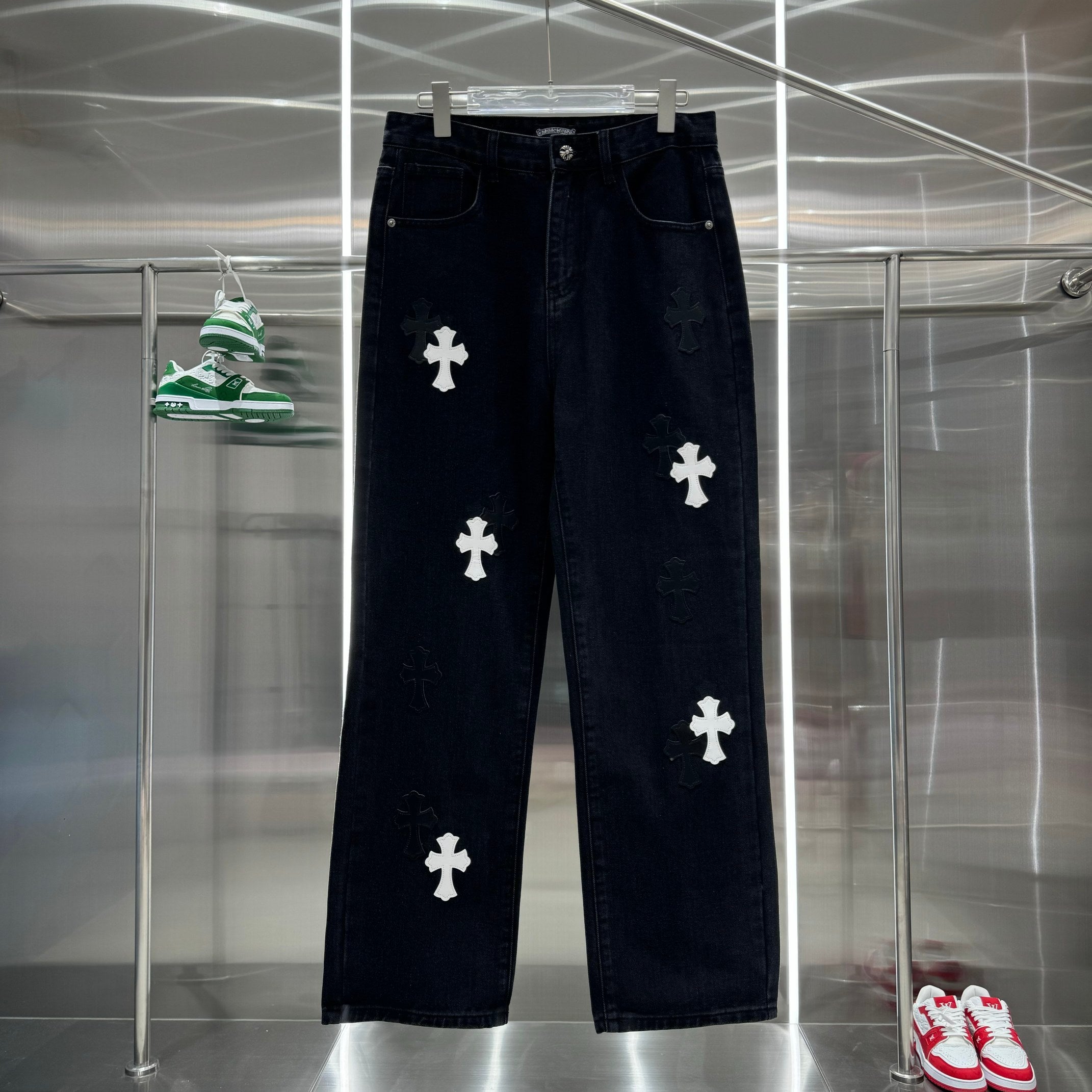 0617 New cargo style printed jeans 0617 New cargo style printed jeans
