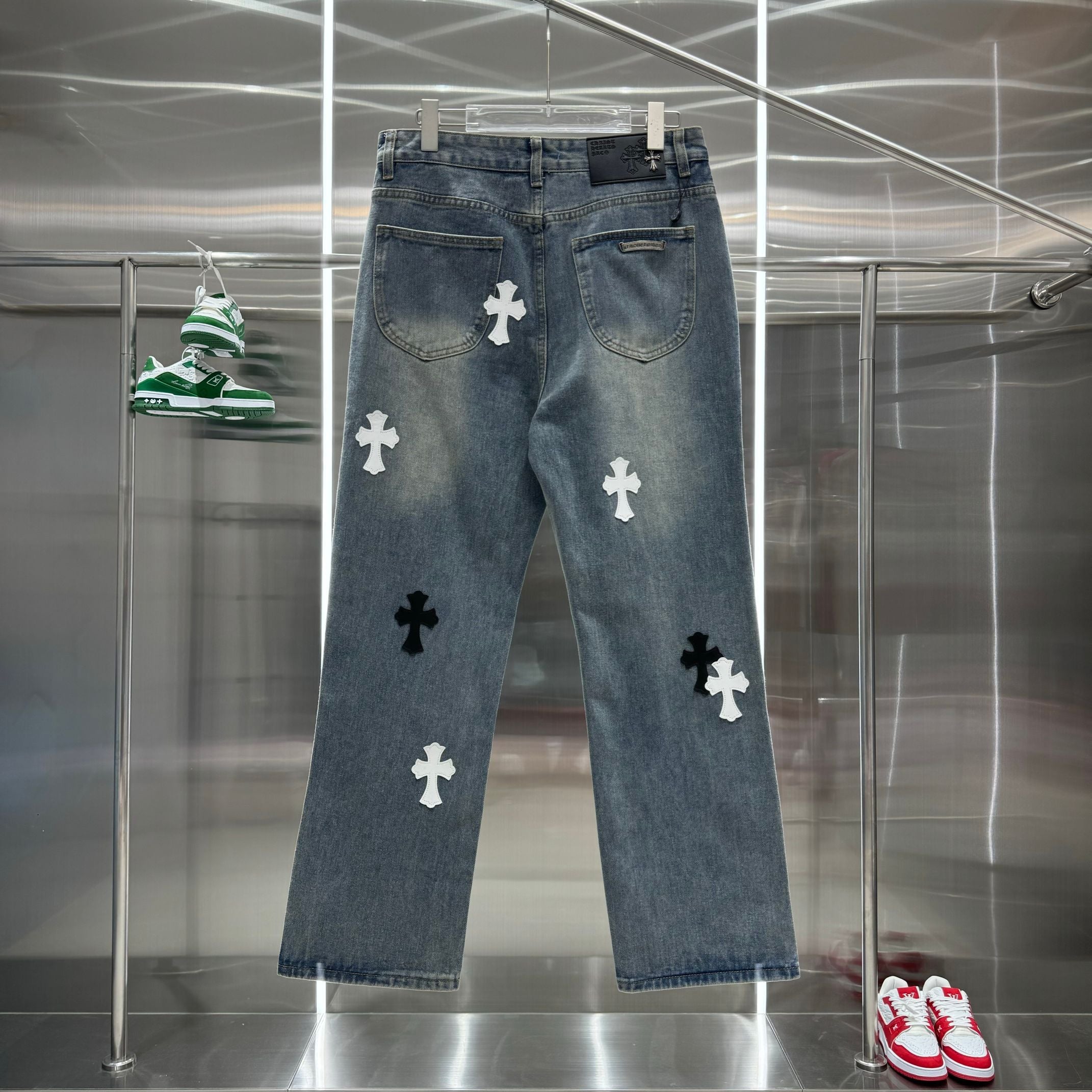 0617 New cargo style printed jeans 0617 New cargo style printed jeans