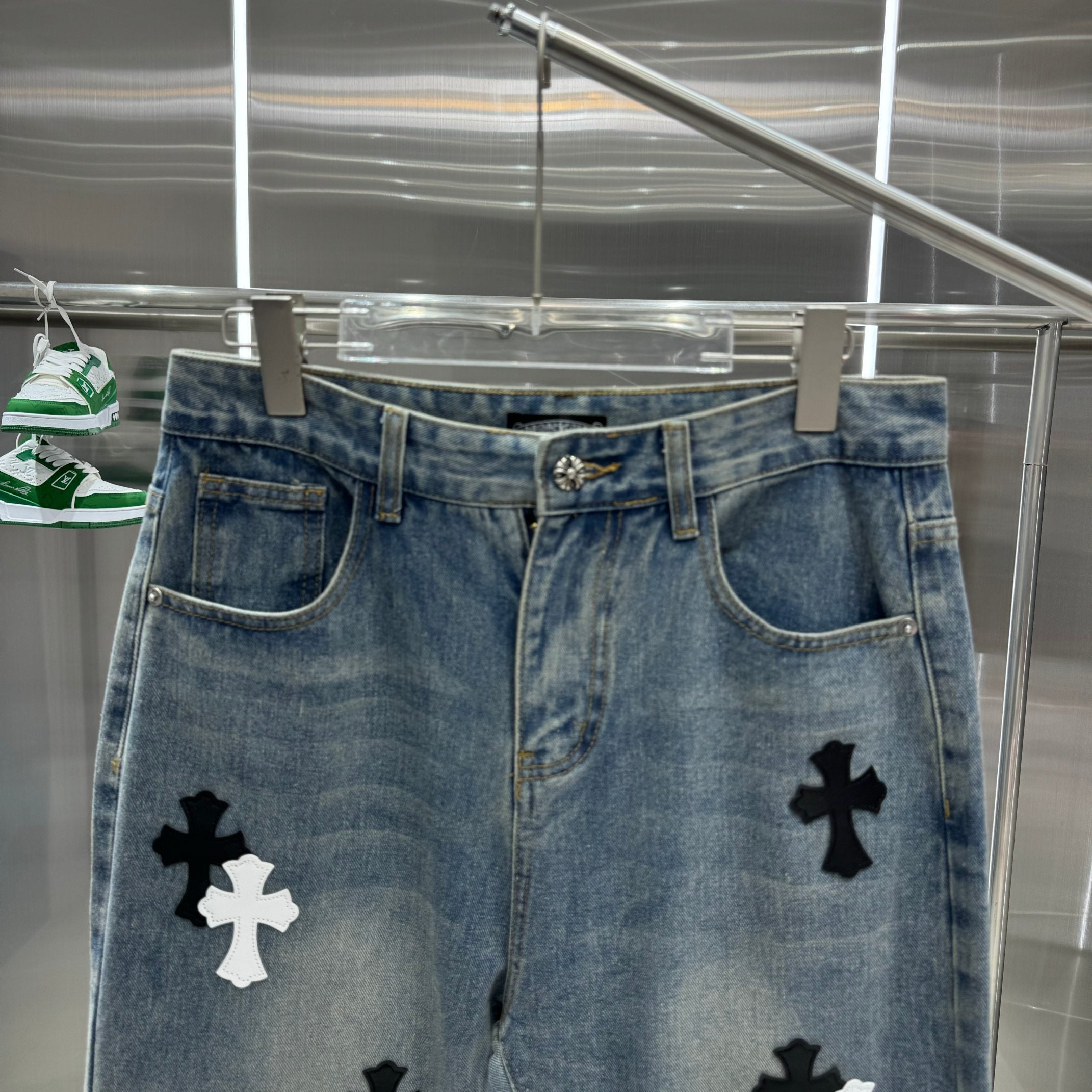 0617 New cargo style printed jeans 0617 New cargo style printed jeans