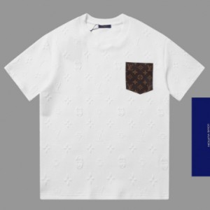 0617 New jacquard pocket T-shirt