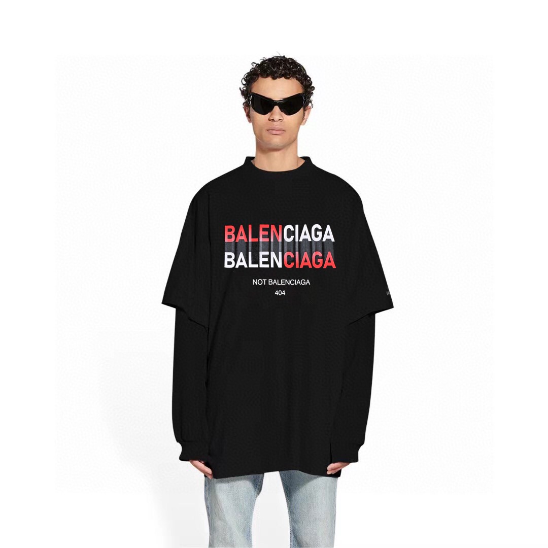 Double letter printing t-shirt Double letter printing t-shirt