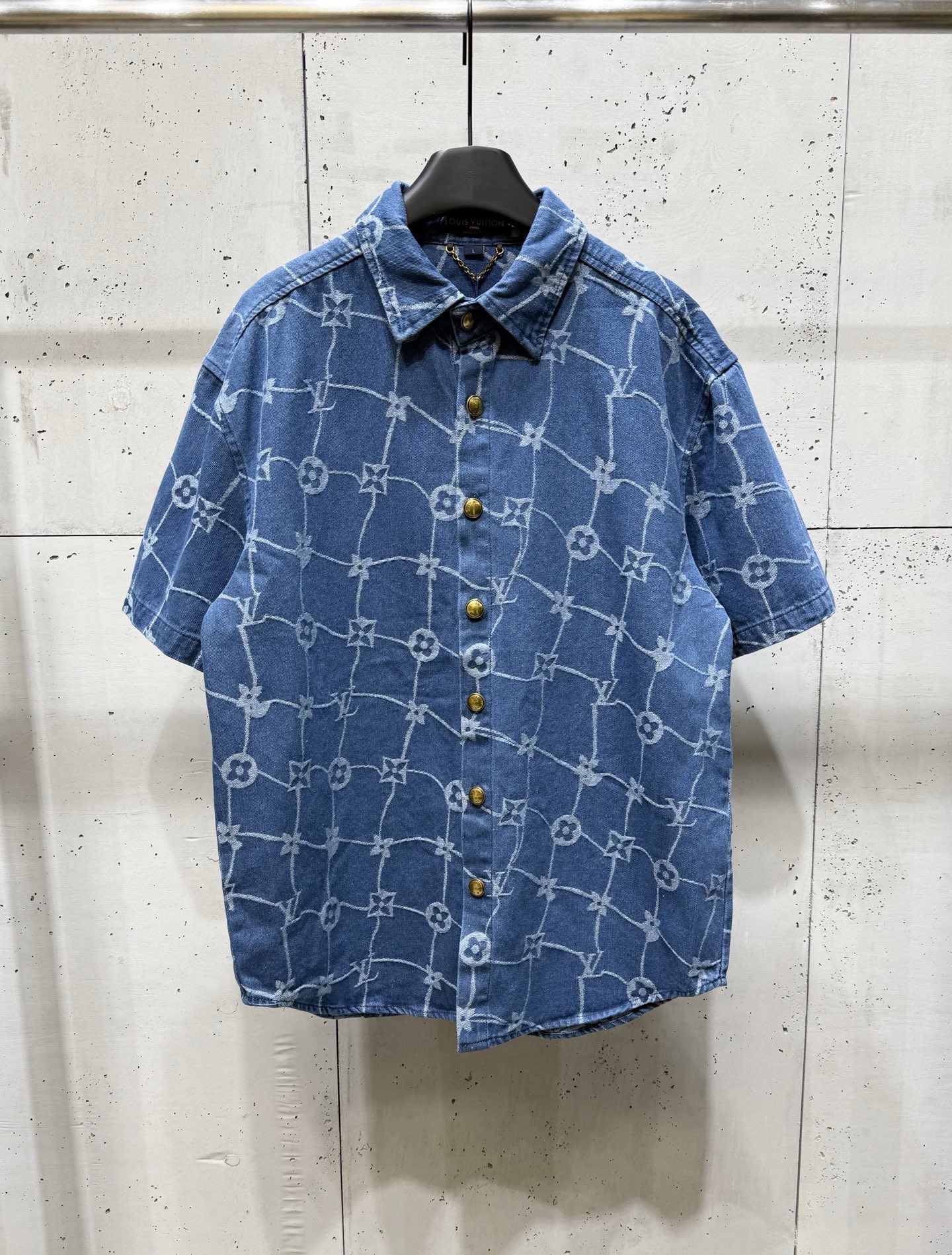 Full printed denim suit Full printed denim suit