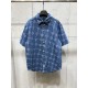 Full printed denim suit Full printed denim suit