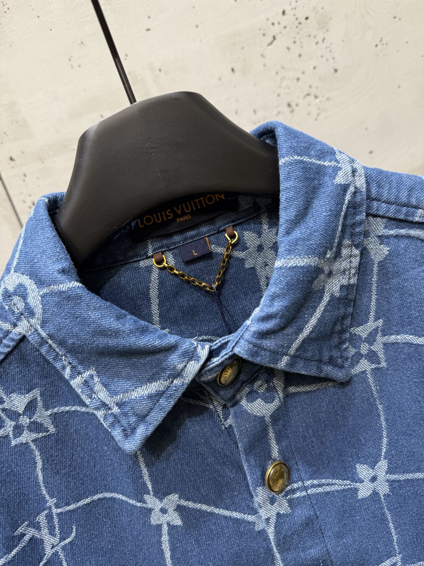 Full printed denim suit Full printed denim suit