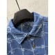 Full printed denim suit Full printed denim suit