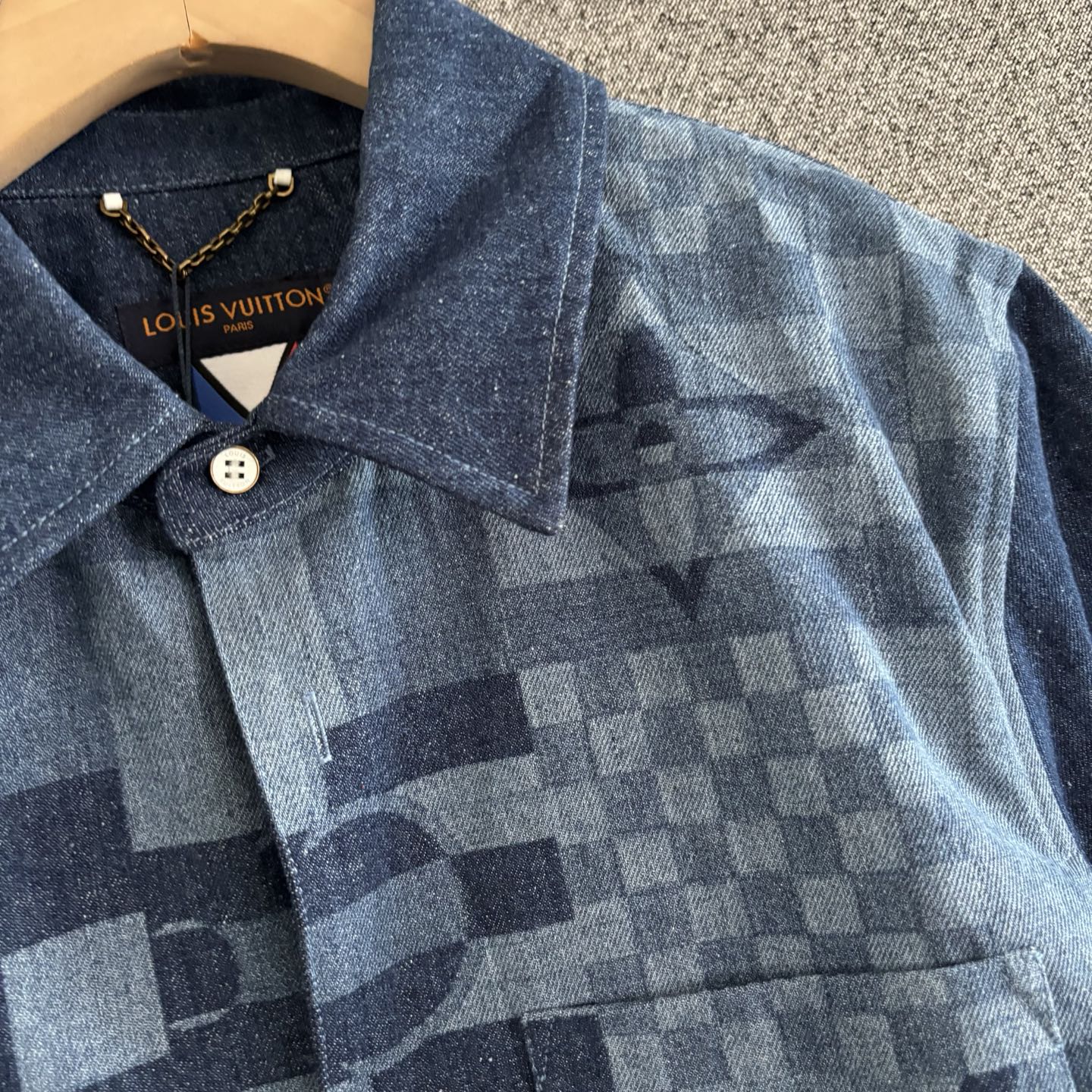 Personalized denim shirt Personalized denim shirt
