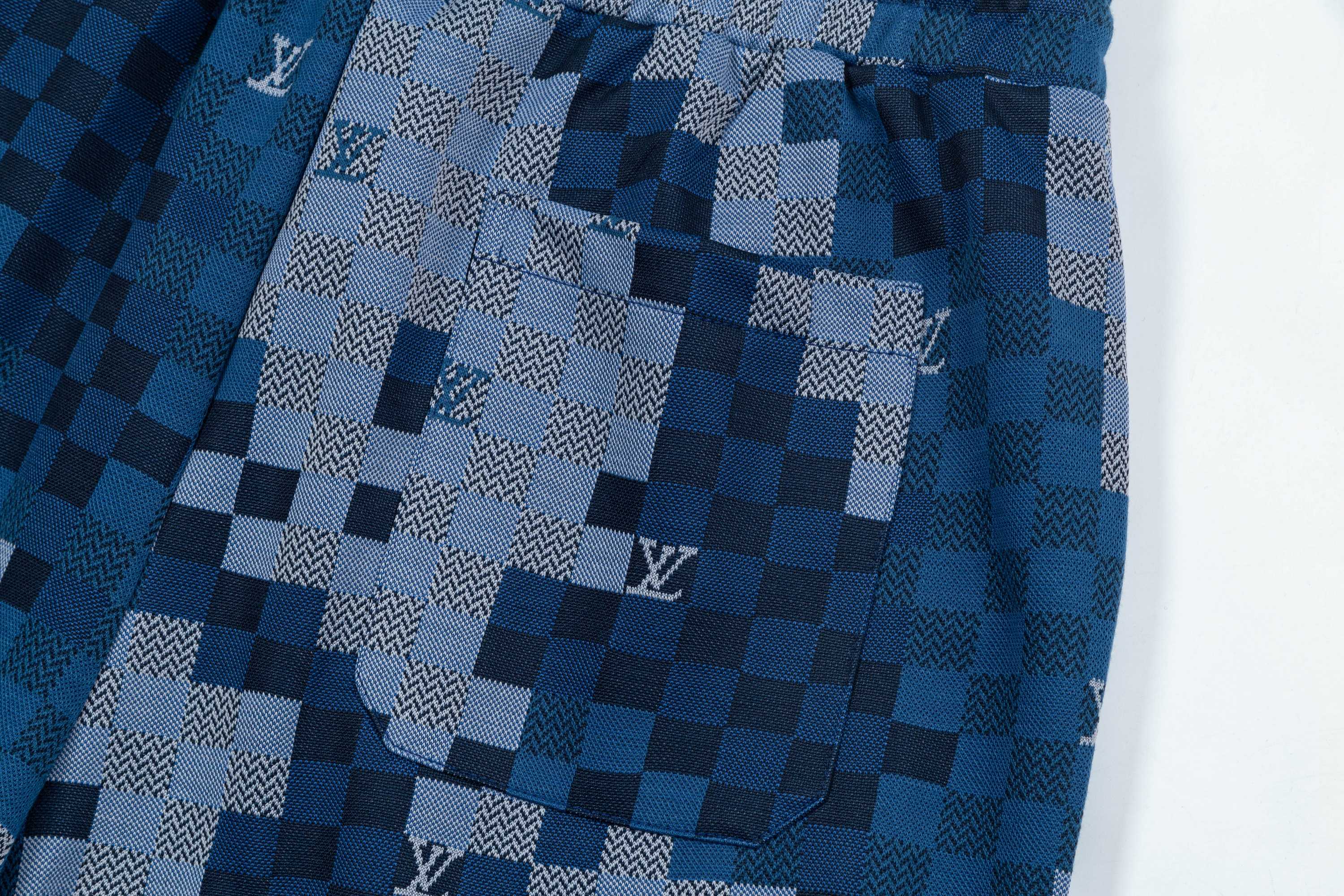 Personality grid knitted shorts Personality grid knitted shorts