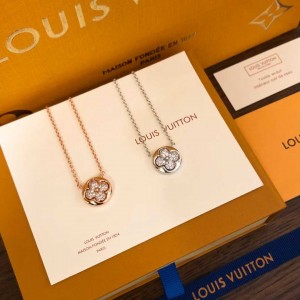 Classic logo diamond necklace