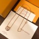 Classic logo diamond necklace Classic logo diamond necklace