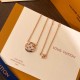 Classic logo diamond necklace Classic logo diamond necklace
