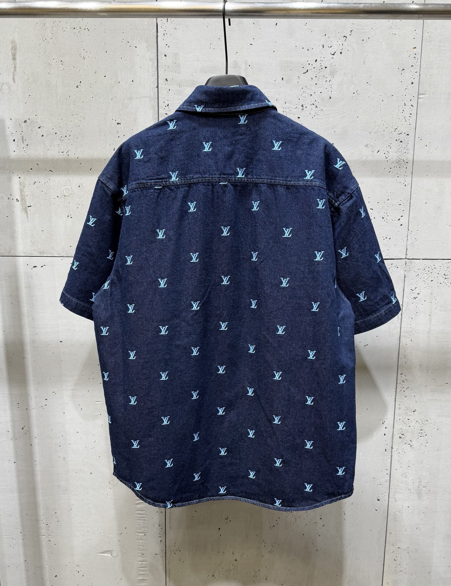Full letter embroidered denim set Full letter embroidered denim set