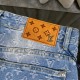 Classic washed blue jacquard jeans Classic washed blue jacquard jeans