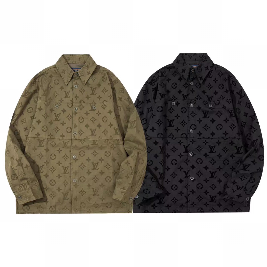 Cotton jacket style long sleeve shirt Cotton jacket style long sleeve shirt