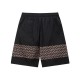 Stripe splicing casual shorts Stripe splicing casual shorts