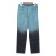Fade color embroidered jeans Fade color embroidered jeans