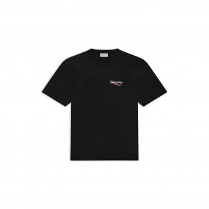 Classic round collar cotton embroidery t-shirt
