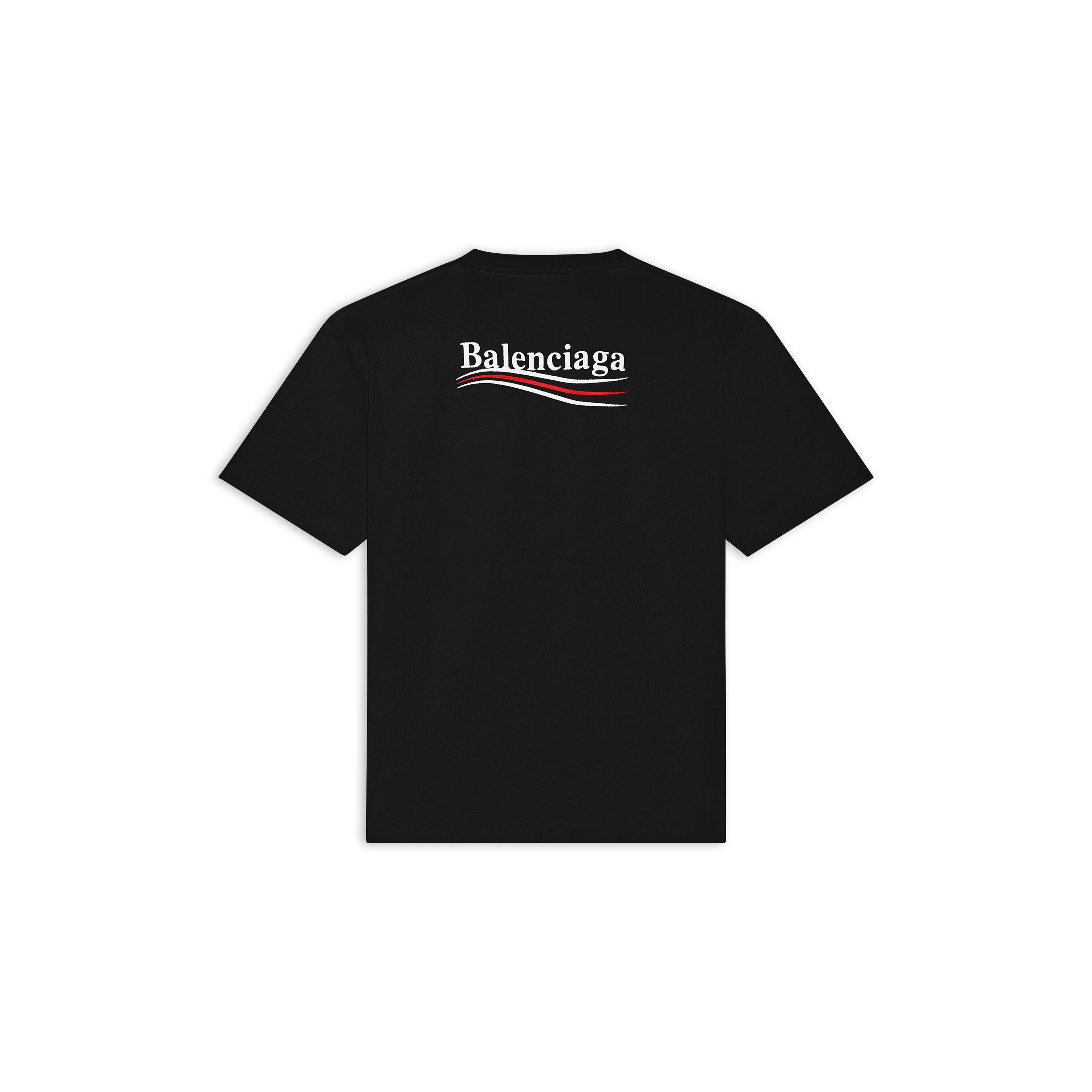 Classic round collar cotton embroidery t-shirt Classic round collar cotton embroidery t-shirt