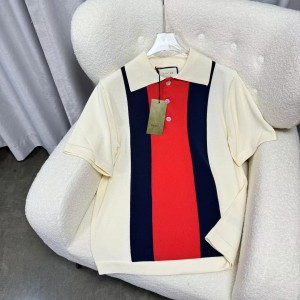 New striped polo suit