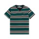 New contrasting striped embroidered T-shirt New contrasting striped embroidered T-shirt