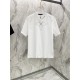 Embroidery band drill personality t-shirt Embroidery band drill personality t-shirt