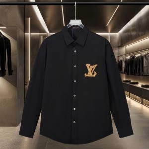 High quality embroidered long-sleeved shirt