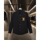 High quality embroidered long-sleeved shirt High quality embroidered long-sleeved shirt