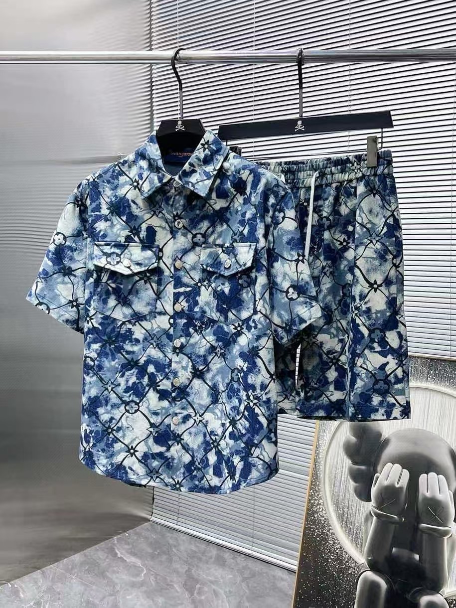 High-quality casual denim suit High-quality casual denim suit