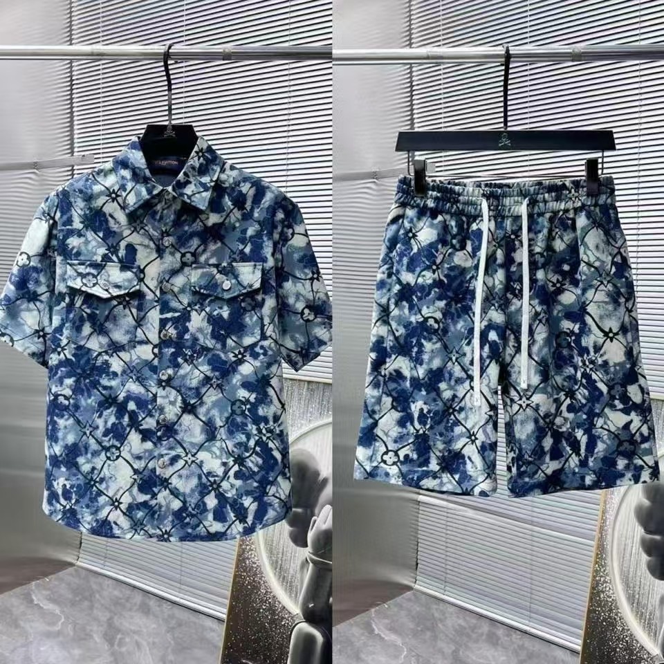 High-quality casual denim suit High-quality casual denim suit