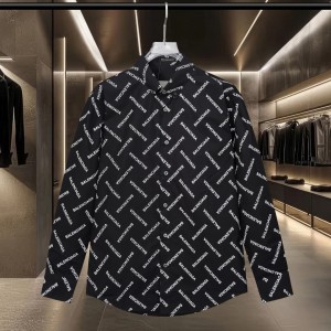 High quality full logo long-sleeved shirt