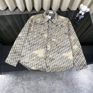 High craft gold stamping denim jacket