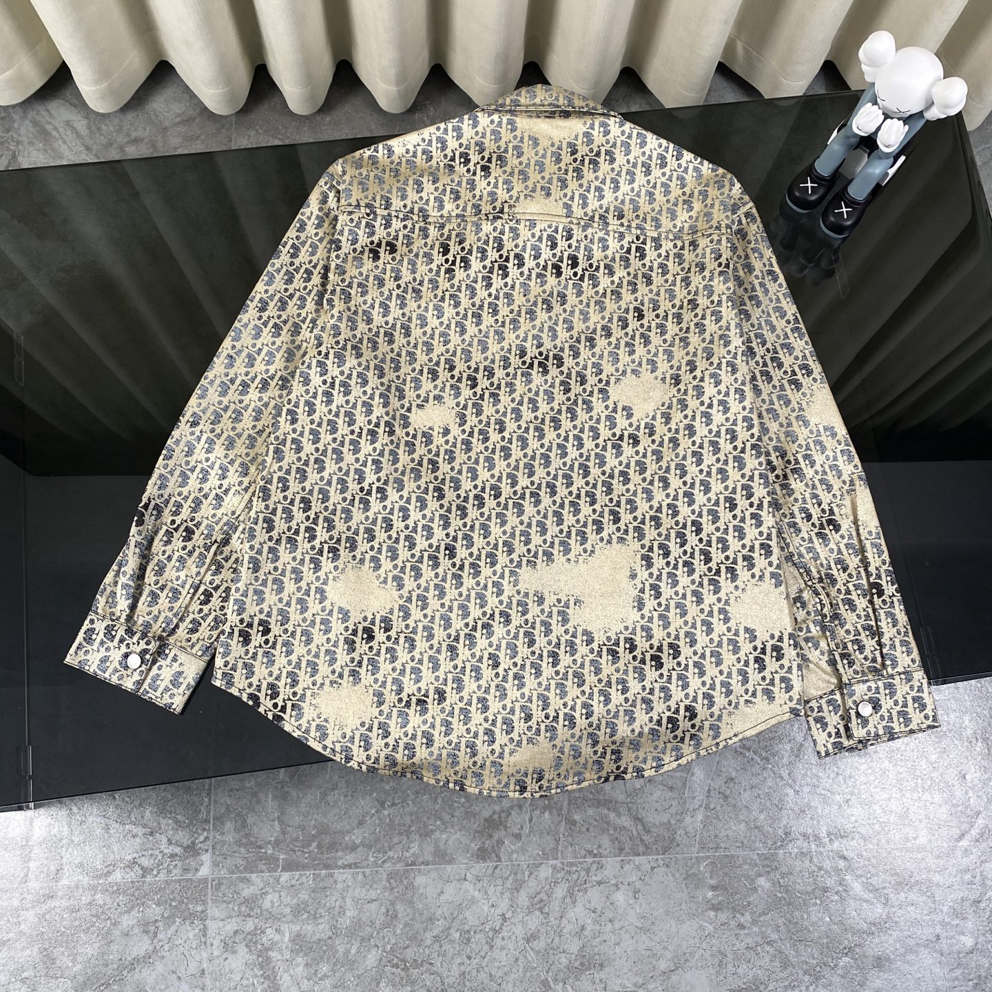 High craft gold stamping denim jacket High craft gold stamping denim jacket